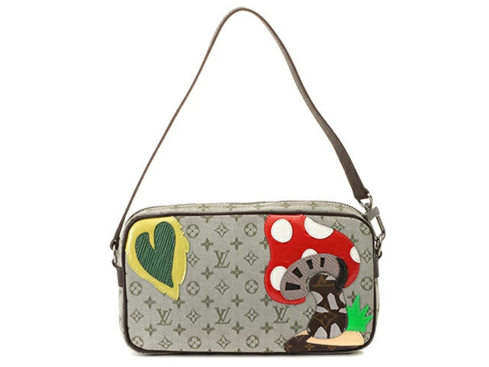 LOUIS VUITTON Handbag Contes de Fes Monogram Khaki Green AH